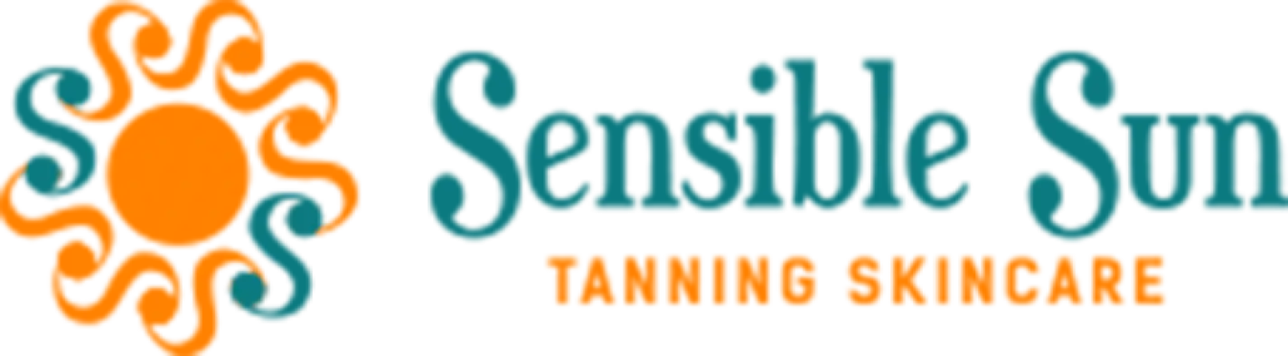 A blue and orange logo for sensible.